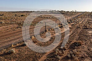 The famous  dingo fence.