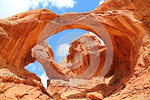 Famous Double Arch in Moab Utah photo