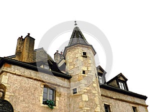 The famous dovecote house in Beaune, France