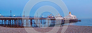 Famous Eastbourne Pier in the evening sun