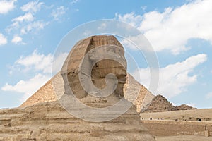 Famous Egyptian Sphinx at Giza