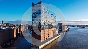 Famous Elbphilharmonie Concert Hall in Hamburg photo