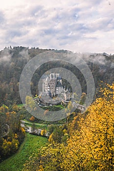 Famous Eltz castle in Germany