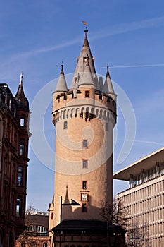 Famous Eschesheimer Turm in Frankfurt