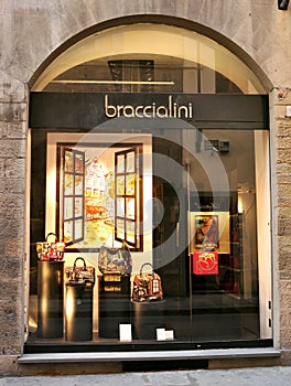 Famous fashion store in Italy