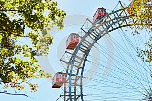 Famous Ferris Wheel of Vienna