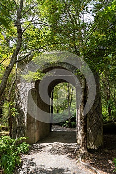 Famous film set Rivendell from Lord of the Rings, New Zealand