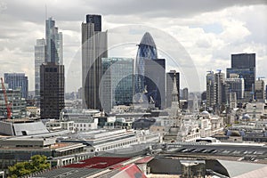 Famous financial hub in London