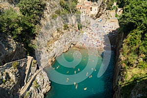 Fiordo di furore cove in Italy photo