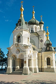 Famous Foros church in Crimea