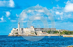 The famous fortress el Morro del Reyes on the promenade el Malecon in Havana City - Serie Cuba Reportage