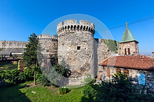 Famous fortress Kalemegdan in Belgrade