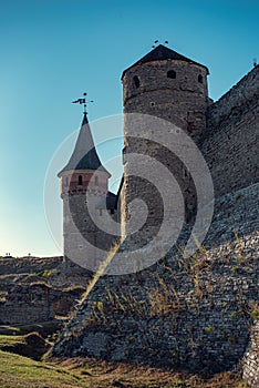 Famous Fortress in Kam`yanets`-Podil`s`kyi, Ukraine