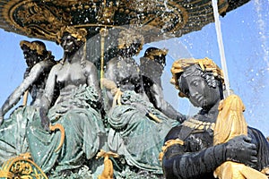 Fountain Place de la Concorde, Paris France