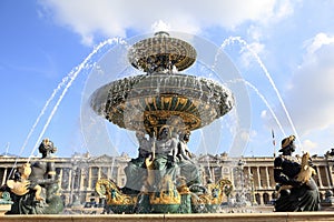 Fountain Place de la Concorde, Paris France photo