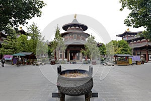 Famous fulongsi temple in nanning city, adobe rgb.