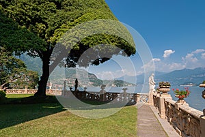 The famous garden of Villa Del Balbianello