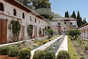 The famous Generalife in Granada, Spain photo