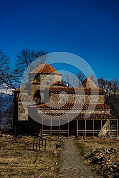 Famous georgian landmark Dzveli or Old Shuamta photo