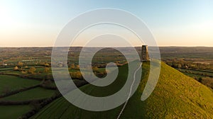 The famous Glastonbury Tor in Somerset