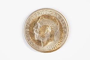 Gold Sovereign George V photo
