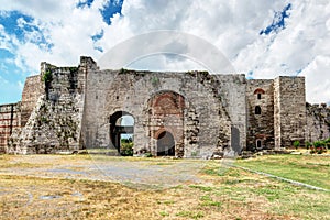 Famous Golden Gate of Constantinople in The Yedikule Fortress in