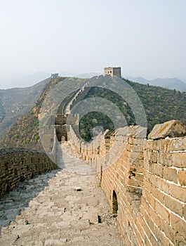 Famous Great Wall in the Simatai