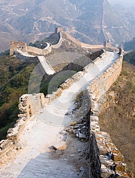 Famous Great Wall in the Simatai