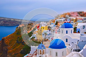 Famous greek tourist destination Oia, Greece