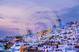 Famous greek tourist destination Oia, Greece