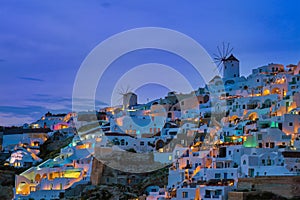 Famous greek tourist destination Oia, Greece