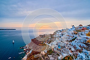 Famous greek tourist destination Oia, Greece