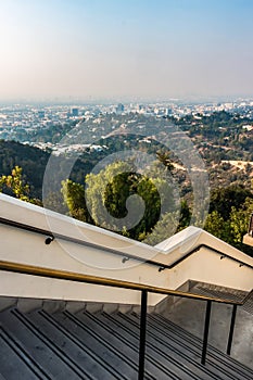 Famous Griffith observatory in Los Angeles california