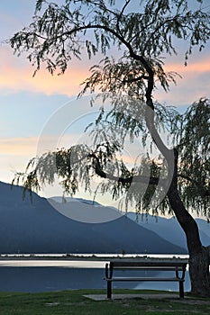 Famous Harrison Hot Springs lake view