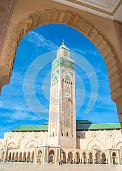 Famous Hassan II Mosque