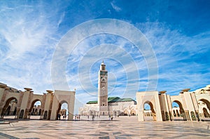Famous Hassan II Mosque