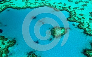 The Famous `Heart Reef` in Australia