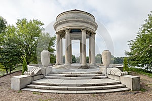 The famous historic landmark gazebo at FDR Park in South Philadelphia, Pennsylvania, USA