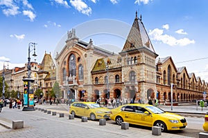 Famous historical Central Market Hall in Budapest, Hungary, Europe