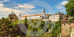 Famous historical panorama of Kutna Hora