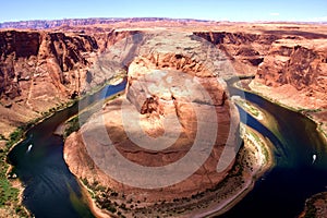 Famous Horseshoe Bend in Arizona