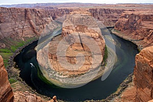 The famous Horseshoe Bend of the Colorado river