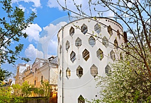 Famous house of architect Melnikov on Arbat street - Moscow Russ