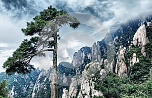 The famous Huangshan