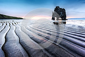 Famous Hvitserkur rock