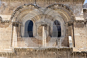 The Famous Immovable Ladder at the Holy Sepulchre