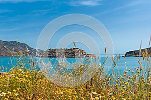 The famous island of Spinalonga, the leper colony and fortress in Elounda