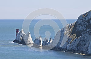 The famous isle of wight needles