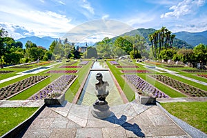 Famous italian gardens example - Villa Taranto botanical garden