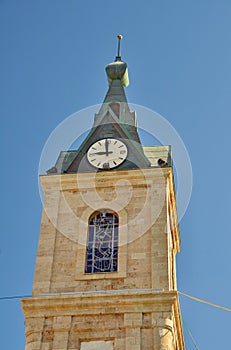 The famous Jaffa Clock Tower